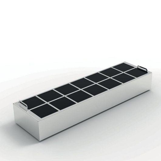 Filter Dunstabzugshaube Mepamsa 112.0548.448 Aktivkohle Schwarz Edelstahl 36 cm