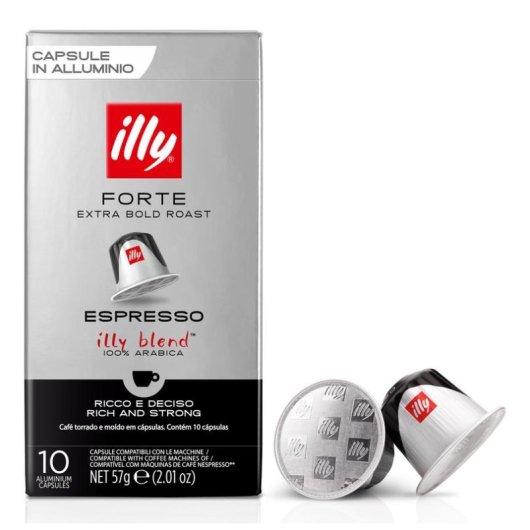 Capsule de café Illy Forte 100 pour cent Arabica Compatible Nespresso