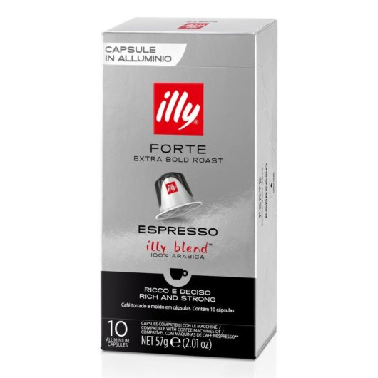Capsule de café Illy Forte 100 pour cent Arabica Compatible Nespresso
