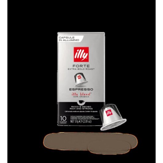 Capsule de café Illy Forte 100 pour cent Arabica Compatible Nespresso