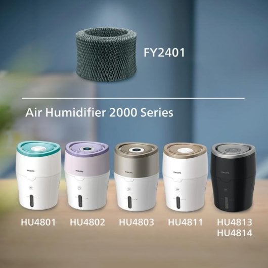 Filtro per umidificatore Philips FY2401/30 con tecnologia NanoCloud, grigio