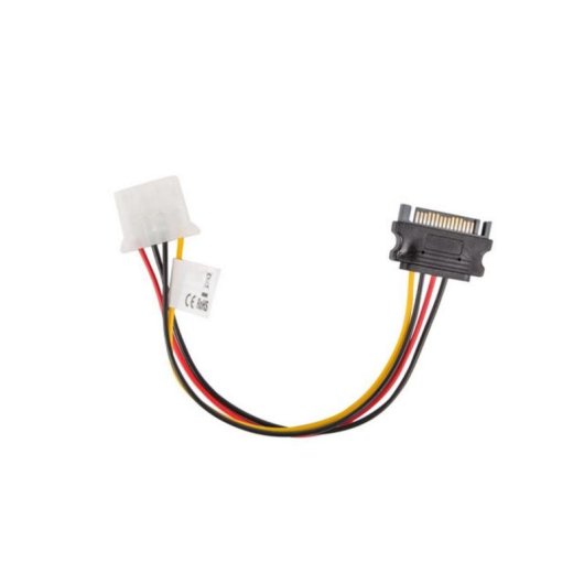 Câble SATA Lanberg CA-SAHD-10CU-0015 0,15 m Molex 4-pin vers SATA 15-pin