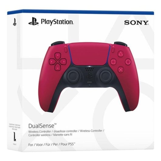 Manette Sony DualSense v3 Cosmic Red PS5 Sans Fil Rétroéclairage RGB