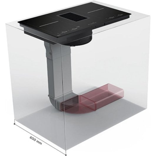 Abluftset Franke 112.0539.569 60 cm Schwarz einfache Installation