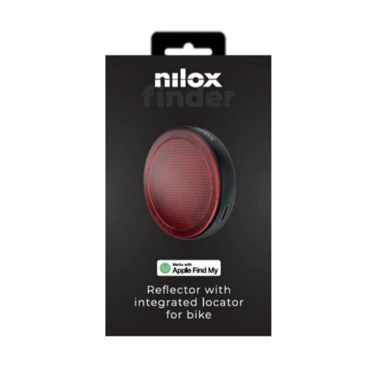 Luz de bicicleta Nilox NXLIGHTRACKERBK localizable IPX7 negra roja