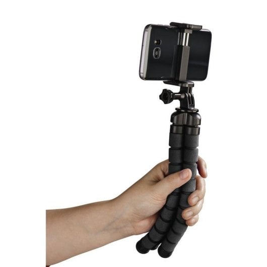Tripé Hama Flex 26 cm Adaptável Smartphone e GoPro 300 g Preto