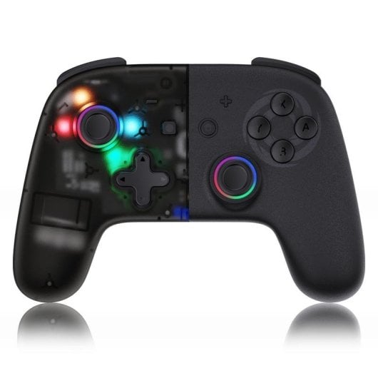Gamepad ONiVERSE Onipad Bluetooth Giroscópio Turbo LED Preto Ergonómico