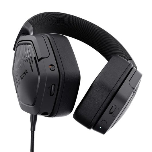 Auriculares TRUST GXT 493 Carus inalámbricos y con cable Bluetooth Gaming con micrófono negros