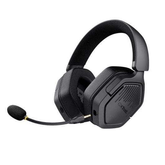 Auriculares TRUST GXT 493 Carus inalámbricos y con cable Bluetooth Gaming con micrófono negros