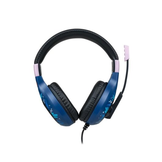 Auriculares BigBen V1 Fox com fio jack 3,5 mm Gaming microfone dobrável Azul