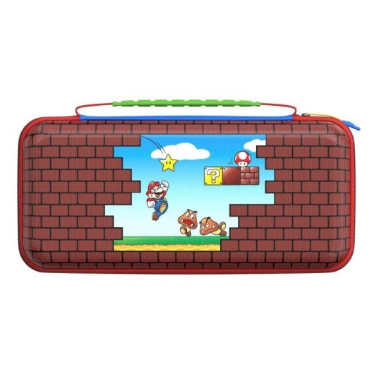 Funda Turtle Beach TBA-8202-65 Mario Bricks para Nintendo Switch 2 resistente a impactos
