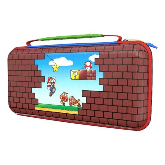 Funda Turtle Beach TBA-8202-65 Mario Bricks para Nintendo Switch 2 resistente a impactos