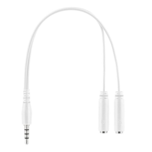 Auriculares Deltaco Gaming GAM-030-W com fio USB + Jack gaming estéreo com microfone e iluminação, brancos