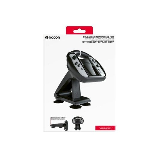 Volant NACON NA028232 pliable ventouses Nintendo Switch 2 noir