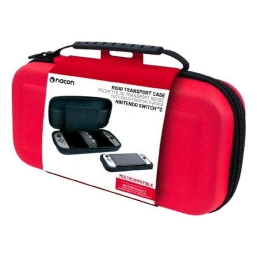 Funda NACON Tasche Classic L Switch 2 vermelha compatível Nintendo Switch/OLED/Lite