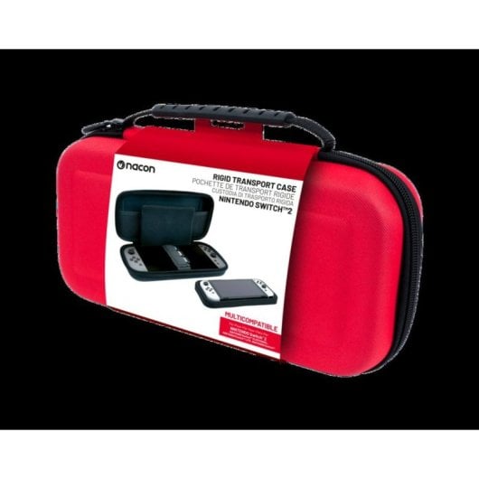 Funda NACON Tasche Classic L Switch 2 vermelha compatível Nintendo Switch/OLED/Lite