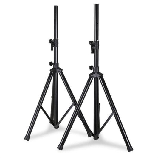 Support d'enceinte Vonyx LS01K Kit Trépied Réglable 30 kg Acier Sac Inclus