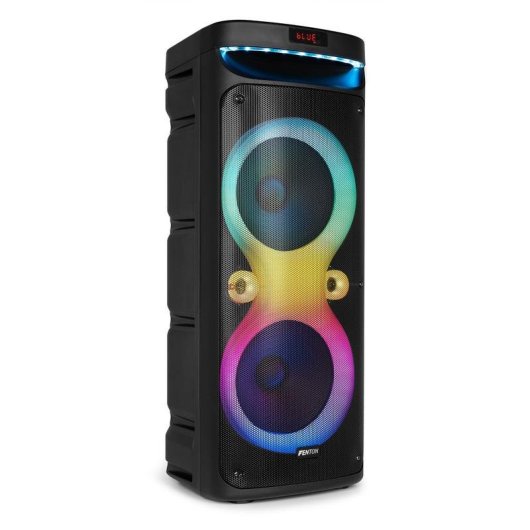 Altavoces Fenton Fiesta Bluetooth 240 W con micrófono y LED multicolor