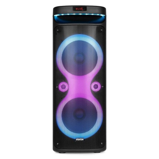 Altavoces Fenton Fiesta Bluetooth 240 W con micrófono y LED multicolor
