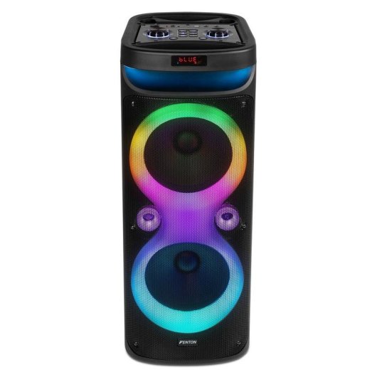 Altavoces Fenton Fiesta Bluetooth 240 W con micrófono y LED multicolor