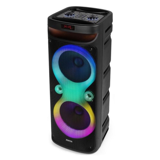 Altavoces Fenton Fiesta Bluetooth 240 W con micrófono y LED multicolor