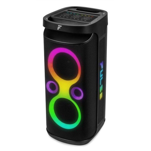 Altavoces FENTON Karaoke inalámbricos 260W Bluetooth con micrófono y batería 12h