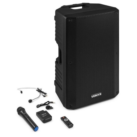 Altoparlanti Vonyx Portatile Bluetooth 1000W con microfono e ruote