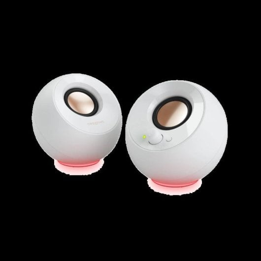 Altavoces Creative para PC 2.0 canales con cable, 4,4W y retroiluminación RGB