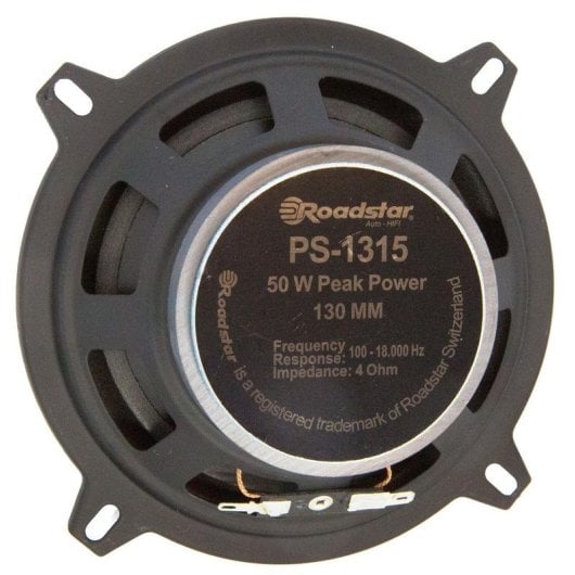 Autolautsprecher ROADSTAR PS-1315 50 W 2-Wege 13 cm Schwarz