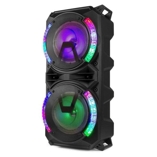 Altavoces Fenton Karaoke Bluetooth 900W con control remoto y LEDs RGB