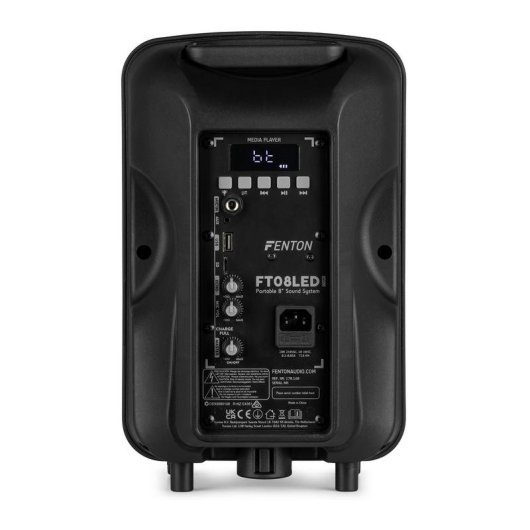 Altavoces Fenton Karaoke Bluetooth 300W con batería y micrófono UHF