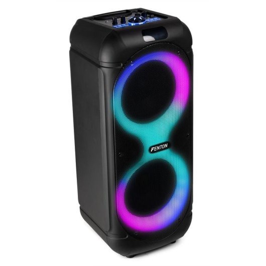 Altavoces Fenton Party Bluetooth 160W con micrófono y luces LED