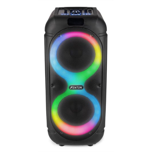 Altavoces Fenton Party Bluetooth 160W con micrófono y luces LED