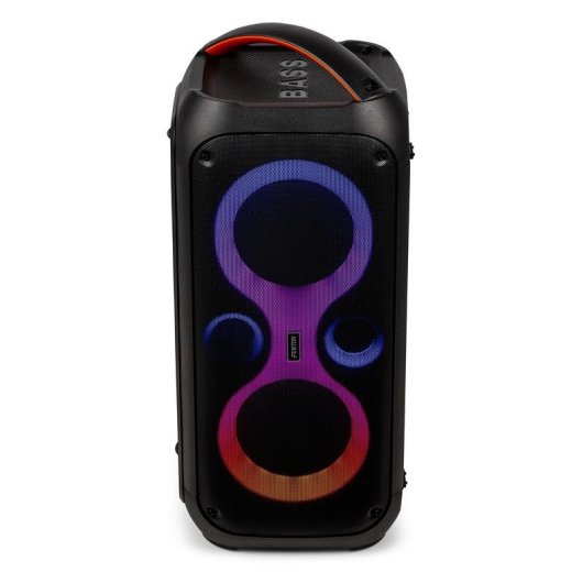 Altavoces Fenton Karaoke Inalámbricos 180W con Bluetooth, luces LED y micrófono