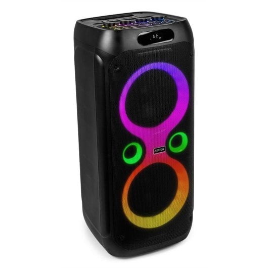 Altavoces Fenton Karaoke Inalámbricos 240 W con Bluetooth, micrófono y luces LED