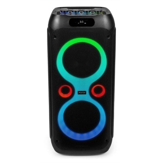 Altavoces Fenton Karaoke Inalámbricos 240 W con Bluetooth, micrófono y luces LED