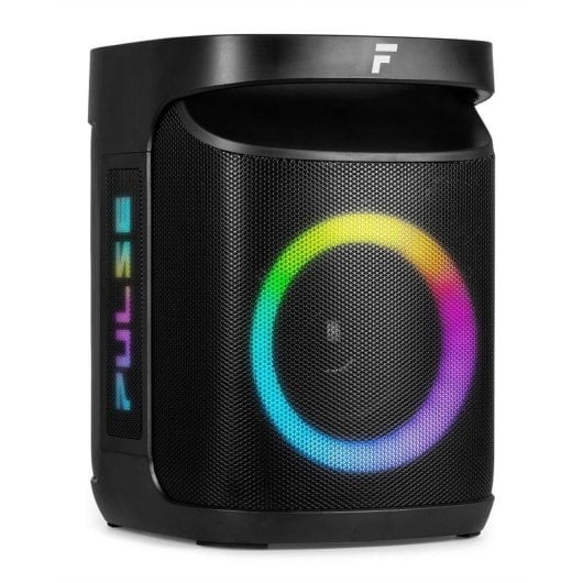 Altavoces Fenton Party Speaker Bluetooth 60W com microfone, luz LED, IPX4