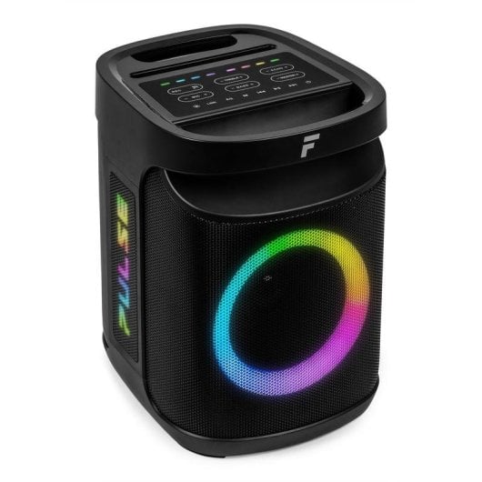 Altavoces Fenton Party Speaker Bluetooth 60W com microfone, luz LED, IPX4