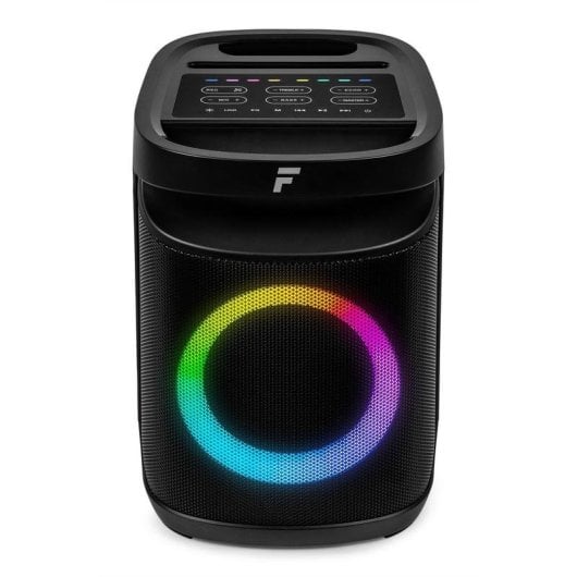 Altavoces Fenton Party Speaker Bluetooth 60W com microfone, luz LED, IPX4