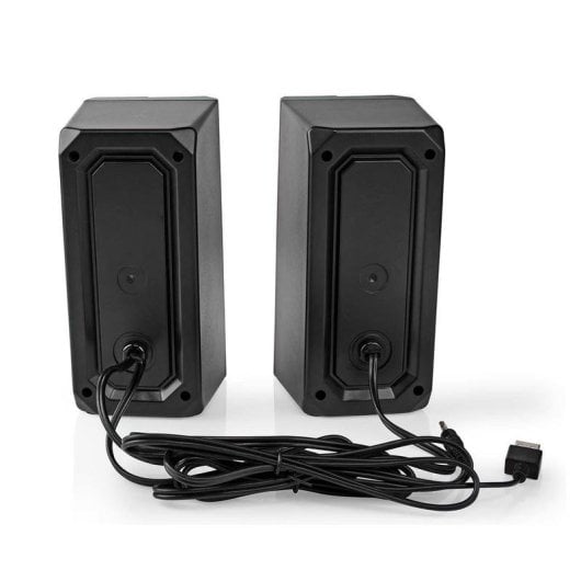 Altavoces Nedis Gaming 2.0 Cableados 6W con iluminación LED RGB