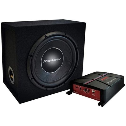 Subwoofer Pioneer GXT-3730B-SET 12" 1400W avec ampli et caisson