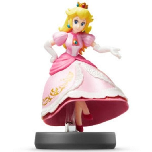 Figure amiibo Nintendo Peach No.2 Multicolore fonctionnalités NFC Super Smash Bros.
