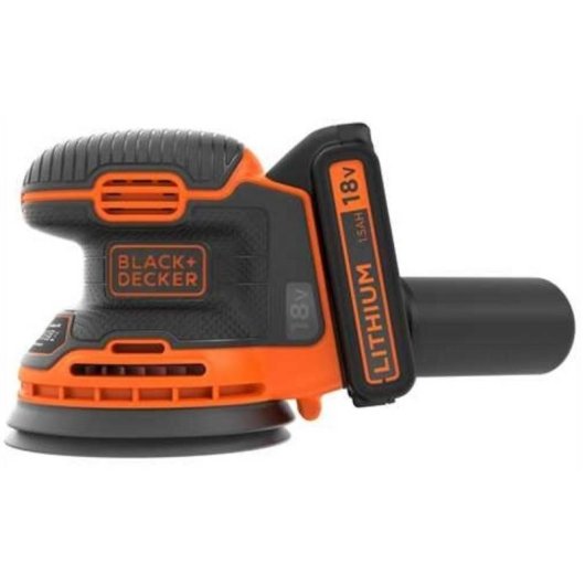 Lijadora Black & Decker BDCROS18 18V 1.5Ah Lithium 12000RPM Koffer