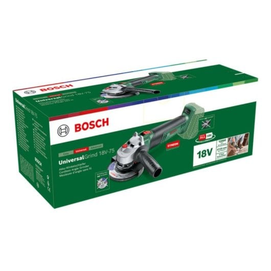 Amoladora angulaire BOSCH Universal Grind 18V-75 115mm 4Ah Li-Ion 12000 RPM