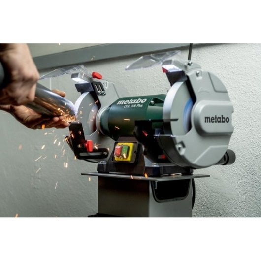 Amoladora de banco Metabo DSD 200 Plus 750 W discos 200 mm luz integrada