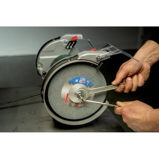 Amoladora de banco Metabo DSD 200 Plus 750 W discos 200 mm luz integrada