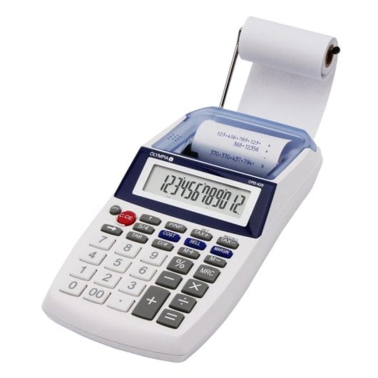 Calculatrice Olympia CPD 425 Impression 12 chiffres Bureau Blanc