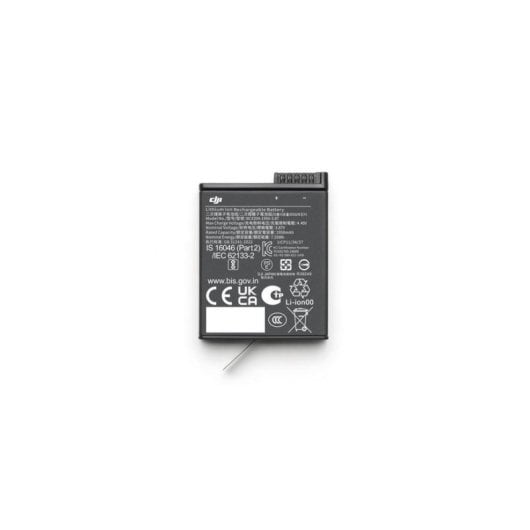 Bateria DJI Osmo Action 5 Plus 1950mAh Preto Resistência Extrema