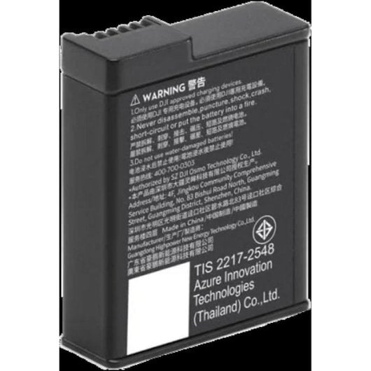 Bateria DJI Osmo Action 5 Plus 1950mAh Preto Resistência Extrema