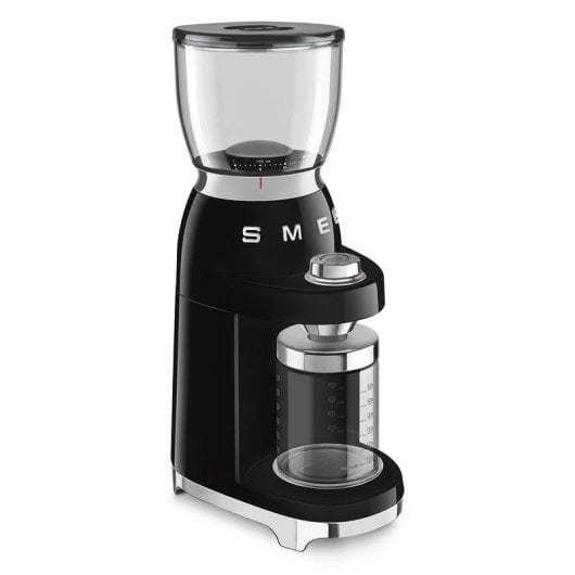 Kaffeemühle SMEG CGF11BLEU 350g 30 Mahlgrade Edelstahl Schwarz